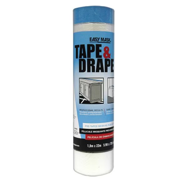 Dropcloth Taped 5.9'X72', Easy Mask, Mfr#: 949660